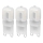 SET 3x Bombilla LED ECOLINE G9/2,5W/230V 3000K - Brilagi