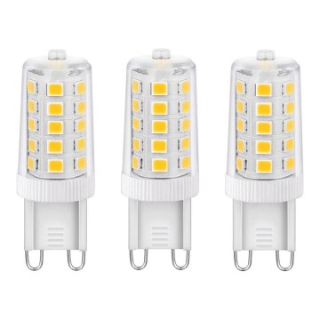 SET 3x Bombilla LED ECOLINE G9/3,5W/230V 3000K - Brilagi
