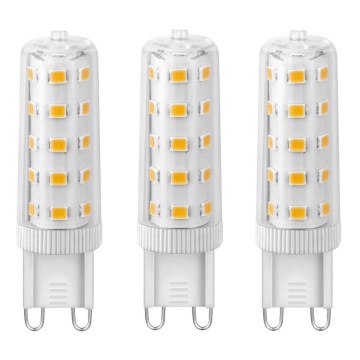 SET 3x Bombilla LED ECOLINE G9/4,5W/230V 3000K - Brilagi
