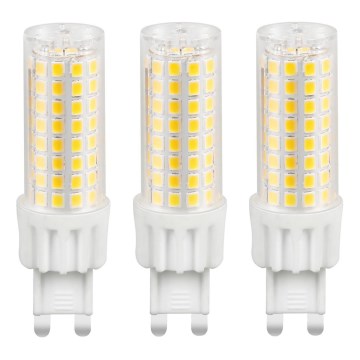 SET 3x Bombilla LED ECOLINE G9/7W/230V 3000K - Brilagi
