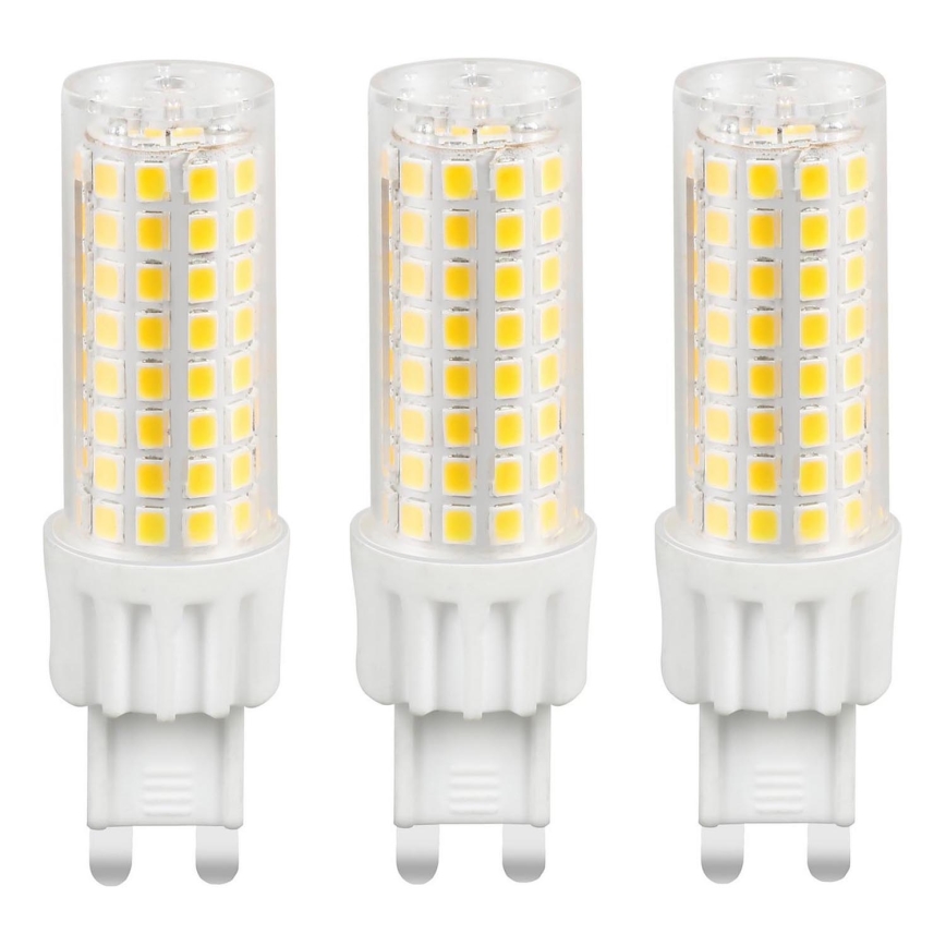 SET 3x Bombilla LED ECOLINE G9/7W/230V 3000K - Brilagi