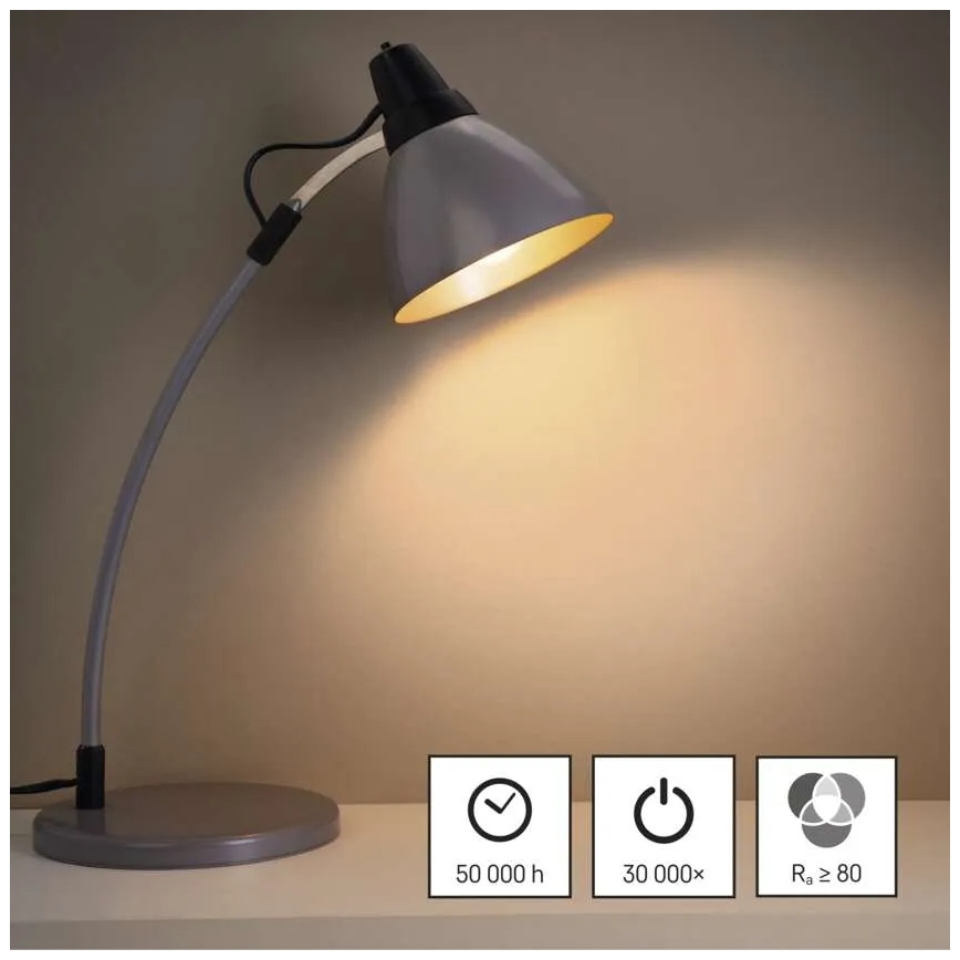 SET 3x Bombilla LED FILAMENT A60 E27/3,8W/230V 2700K Clase energética A