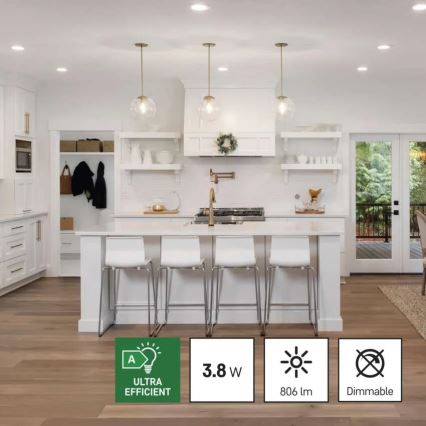 SET 3x Bombilla LED FILAMENT A60 E27/3,8W/230V 4000K Clase energética A