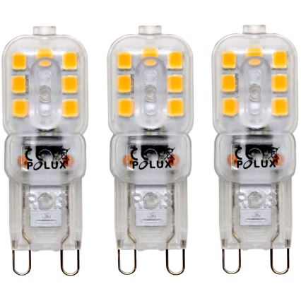 SET 3x Bombilla LED G9/2,5W/230V 3000K