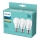 SET 3x Bombilla LED Philips A60 E27/8W/230V 2700K