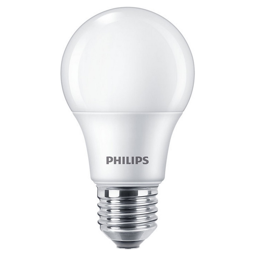 SET DE 3x Bombilla LED Philips A60 E27/8W/230V 4000K