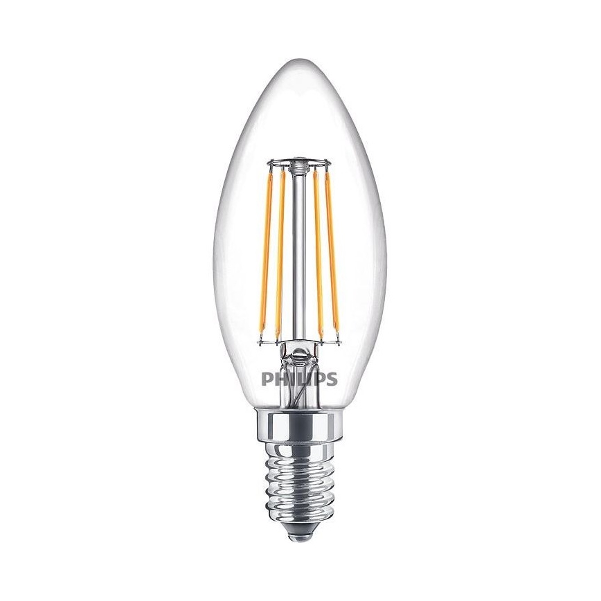 SET 3x Bombilla LED Philips B35 E14/4,3W/230V 2700K
