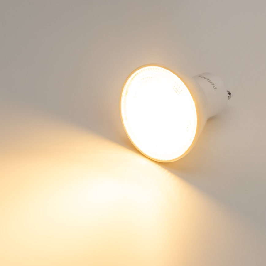 SET 3x Bombilla LED Philips GU10/4,7W/230V 2700K