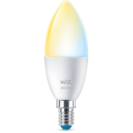 SET 3x Bombilla LED regulable C37 E14/4,9W/230V 2700-6500K CRI 90 Wi-Fi - WiZ