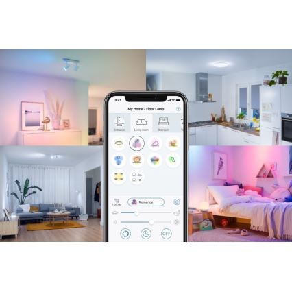 SET 3x Bombilla LED RGBW regulable PAR16 GU10/4,7W/230V 2200-6500K Wi-Fi - WiZ