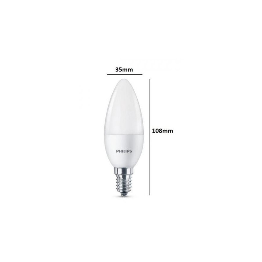 Set 3x Bombillas LED Philips E14/5,5W/230V 2700K