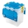 SET 3x Caja de almacenamiento DRAGON 24 l azul/transparente