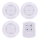 SET 3x Iluminación LED regulable con mando a distancia LED/3xAAA
