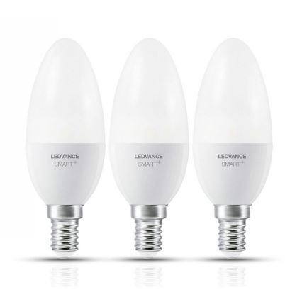 SET 3x LED Bombilla regulable SMART+ E14/5W/230V 2700K Wi-Fi - Ledvance