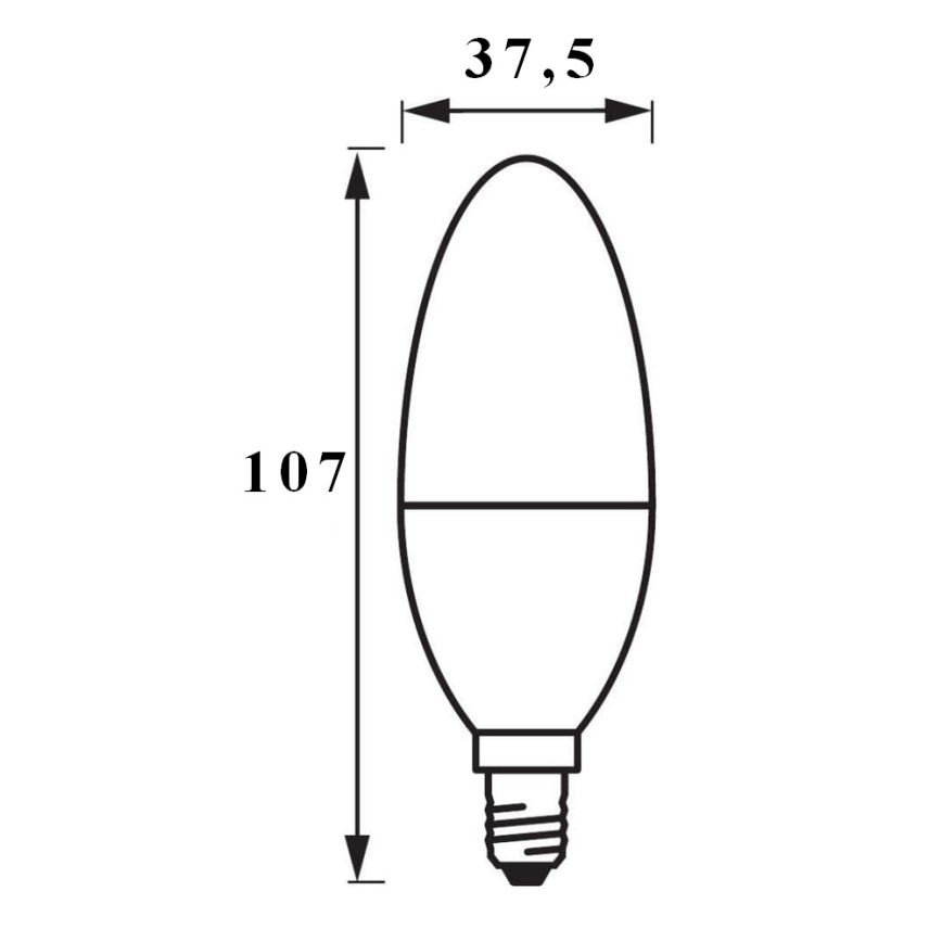 SET 3x LED Bombilla regulable SMART+ E14/5W/230V 2700K Wi-Fi - Ledvance