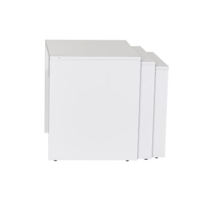 SET 3x Mesa de centro blanco