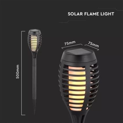 SET 4x Lámpara solar LED 4xLED/3,6V 1xAAA IP44 100 mAh