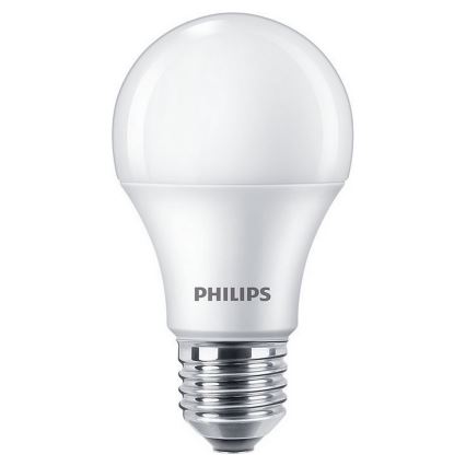 SET 4xLED Bombilla Philips A60 E27/10W/230V 4000K