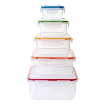SET 5x Recipiente de comida LOCK