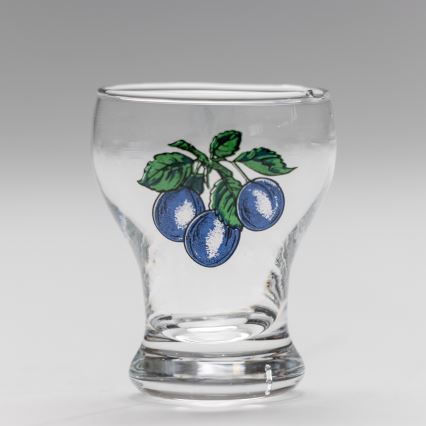 Set 6x copas de licor transparente - ciruela