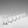Set 6x copas de licor transparente