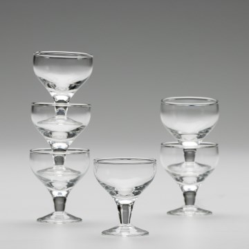Set 6x copas de licor transparente