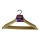 SET 6x Perchero 23x44,5 cm madera