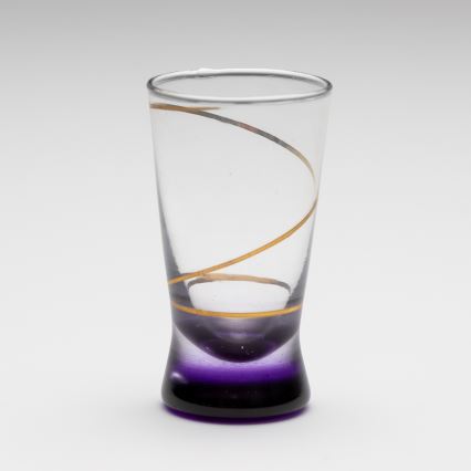 Set 6x Vaso de chupito 25 mm transparente verde