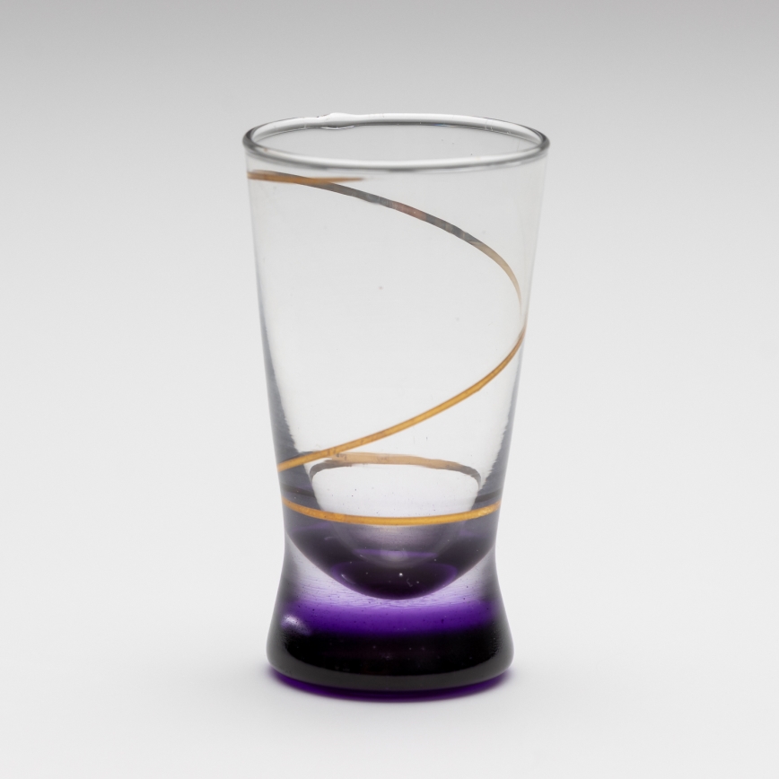 Set 6x Vaso de chupito 25 mm transparente verde