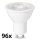 SET 96x Bombilla LED GU10/4,7W/230V 6500K