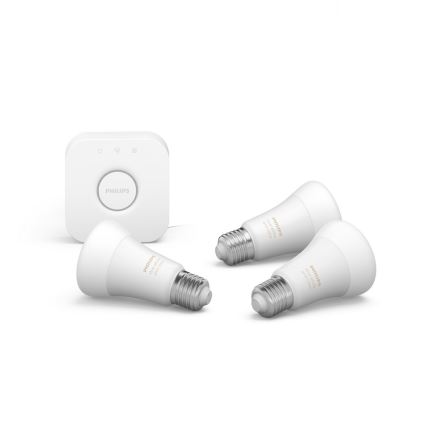 Set básico Philips Hue WHITE AND COLOR AMBIANCE 3xE27/9,5W/230V 2000-6500K