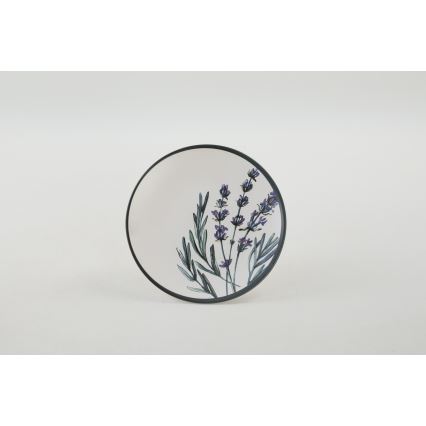 Set de 24 piezas de vajilla multicolor de gres