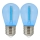 SET DE 2x Bombilla LED PARTY E27/0,3W/36V azul