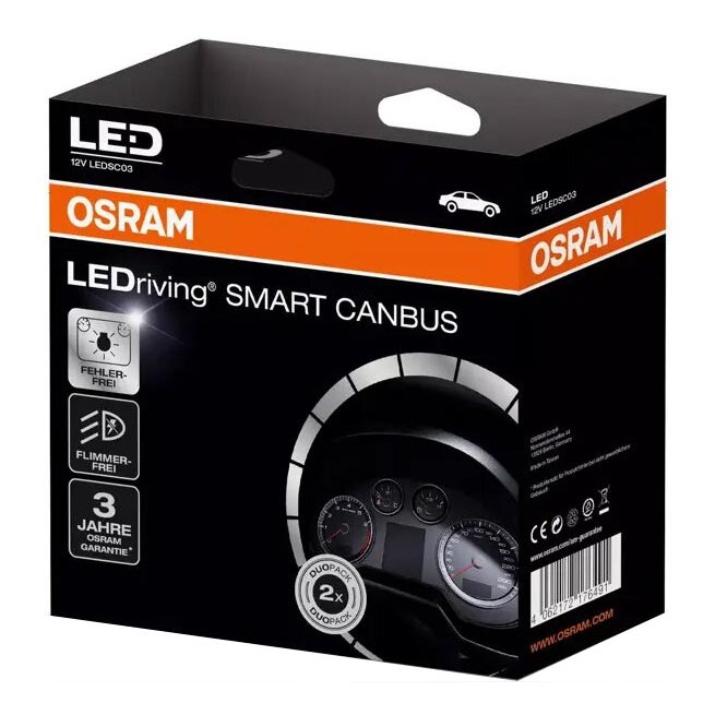 SET DE 2x LEDriving SMART CANBUS - Osram