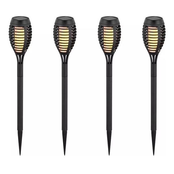 SET DE 4 lámparas solares LED 4xLED/3,6V 1xAAA IP44 100 mAh