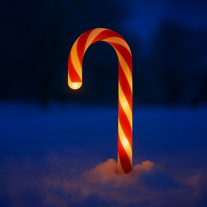 Set de 5 decoraciones navideñas LED para exterior, 2 W, 230 V, IP44, color rojo