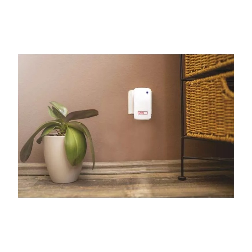 SET Timbre inalámbrico para toma de corriente + 2x pulsador 230V IP44