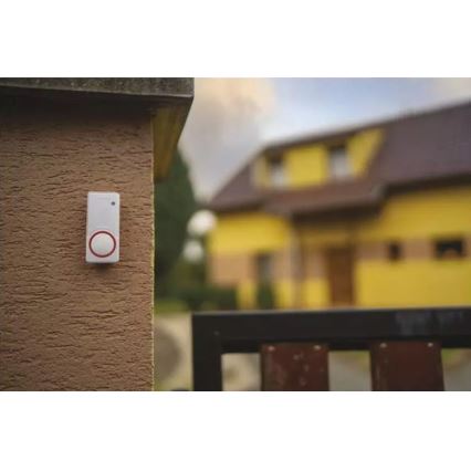 SET Timbre inalámbrico para toma de corriente + 2x pulsador 230V IP44