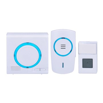 SET Timbres inalámbricos 1L65 1x al enchufe + 1x a baterías IP44