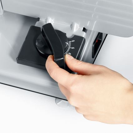 Severin AS 3915 - Cortafiambres eléctrico 180W/230V acero inoxidable