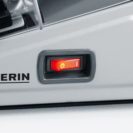 Severin AS 3915 - Cortafiambres eléctrico 180W/230V acero inoxidable