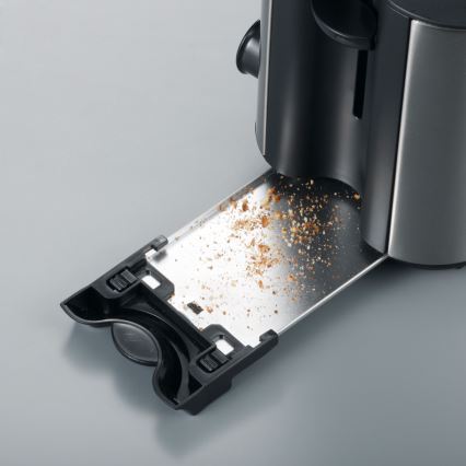 Severin AT 2514 - Tostadora de dos ranuras 850W/230V acero inoxidable/negro