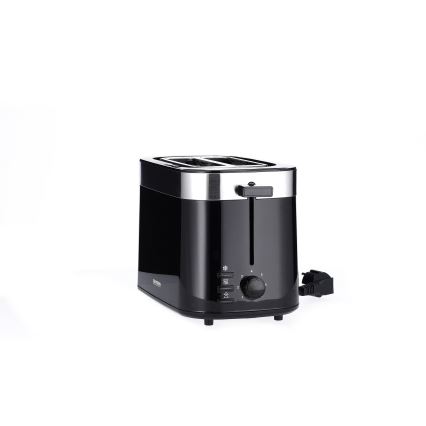 Severin AT 9264 - Tostadora de dos ranuras 800W/230V acero inoxidable/negro