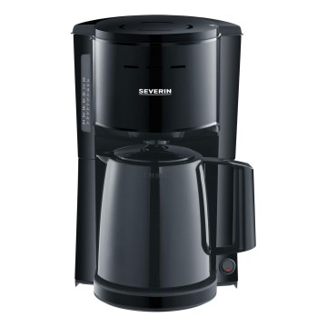 Severin KA 9306 - Cafetera con jarra térmica 1 l 1000W/230V negra