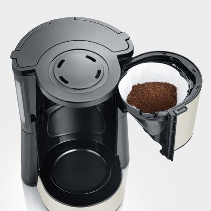 Severin KA 9575 - Cafetera de goteo 1000W/230V beige/negro