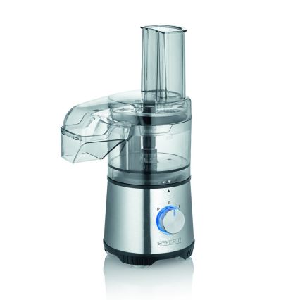 Severin KM 3865 - Picadora de alimentos 400W/230V acero inoxidable/negro