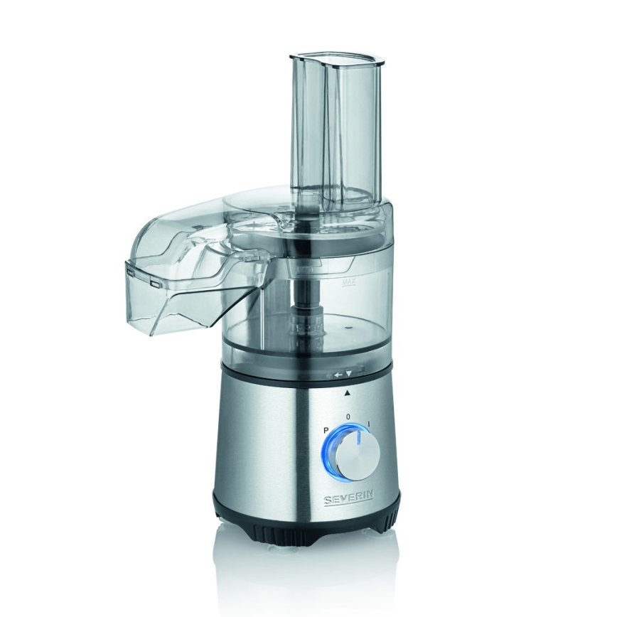 Severin KM 3865 - Picadora de alimentos 400W/230V acero inoxidable/negro