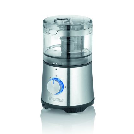 Severin KM 3865 - Picadora de alimentos 400W/230V acero inoxidable/negro