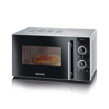Severin MW 7771 - Microondas con grill 700 W/230 V 20 L negro