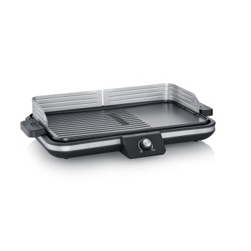 Severin PG 8564 - Parrilla eléctrica de sobremesa 2300W/230V 50x30 cm negra